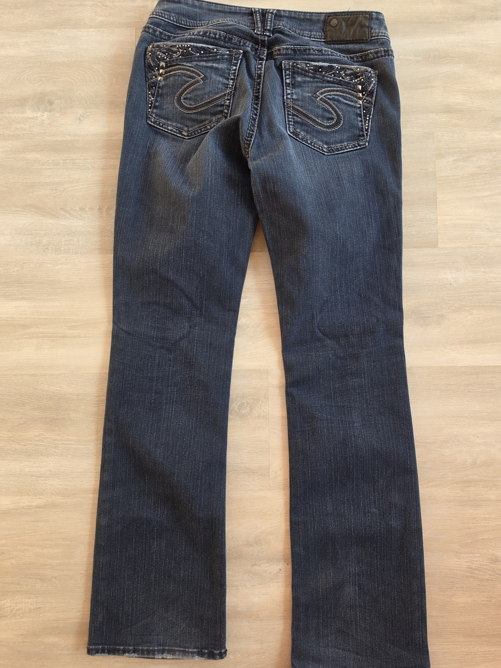 Womens Silver JEANS Suki STYLE SIZE 30X33